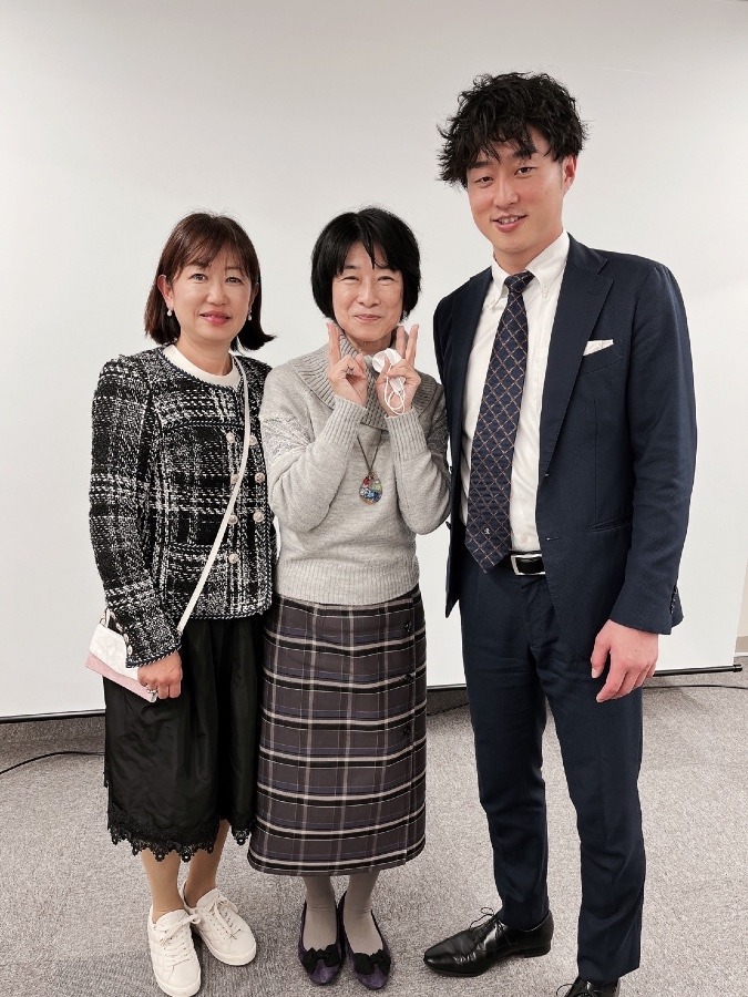 恵子さんと3人で！