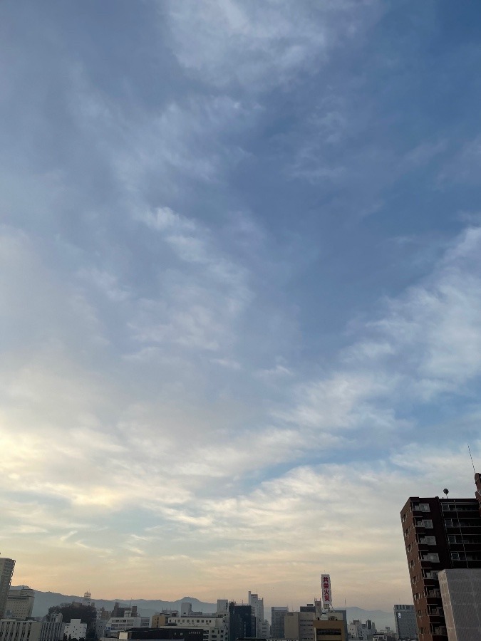 今朝の空  3