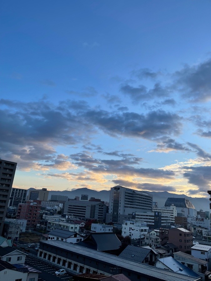 今朝の空  1