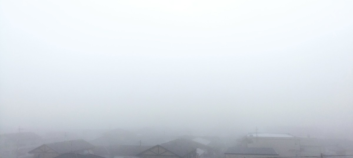 都城市（2022/11/11）今朝は霧😓↘️（東の空）②