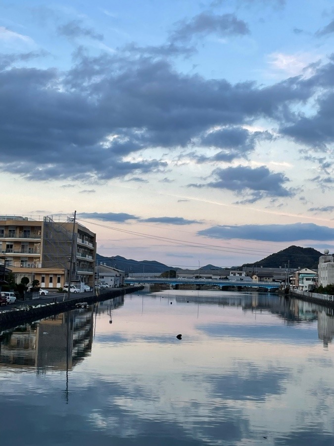 橋の上からの風景