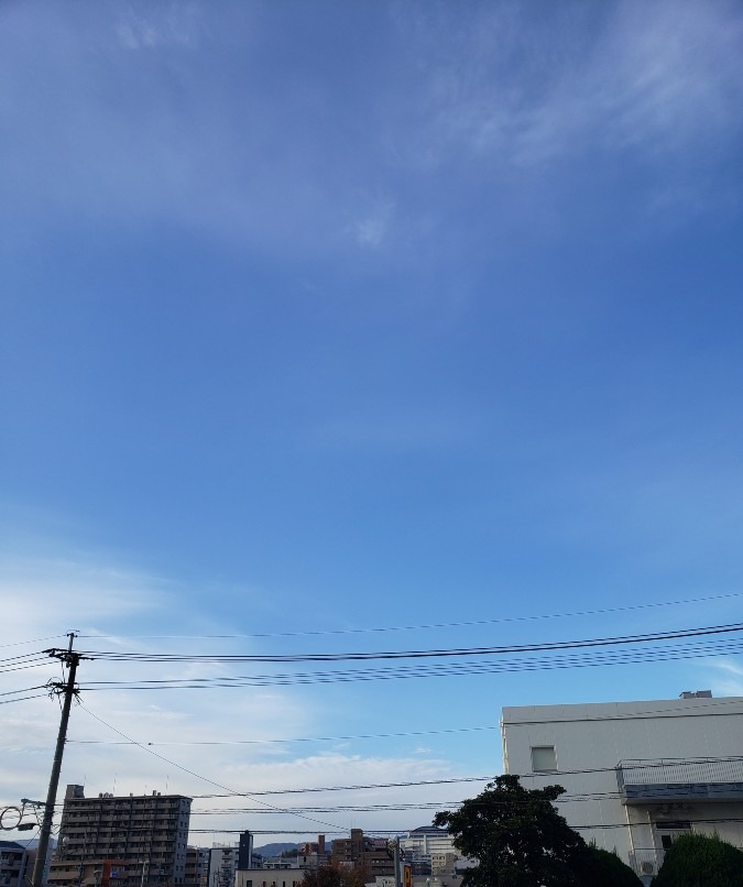 今日の空－11月22日