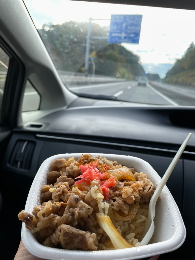 朝から牛丼😆