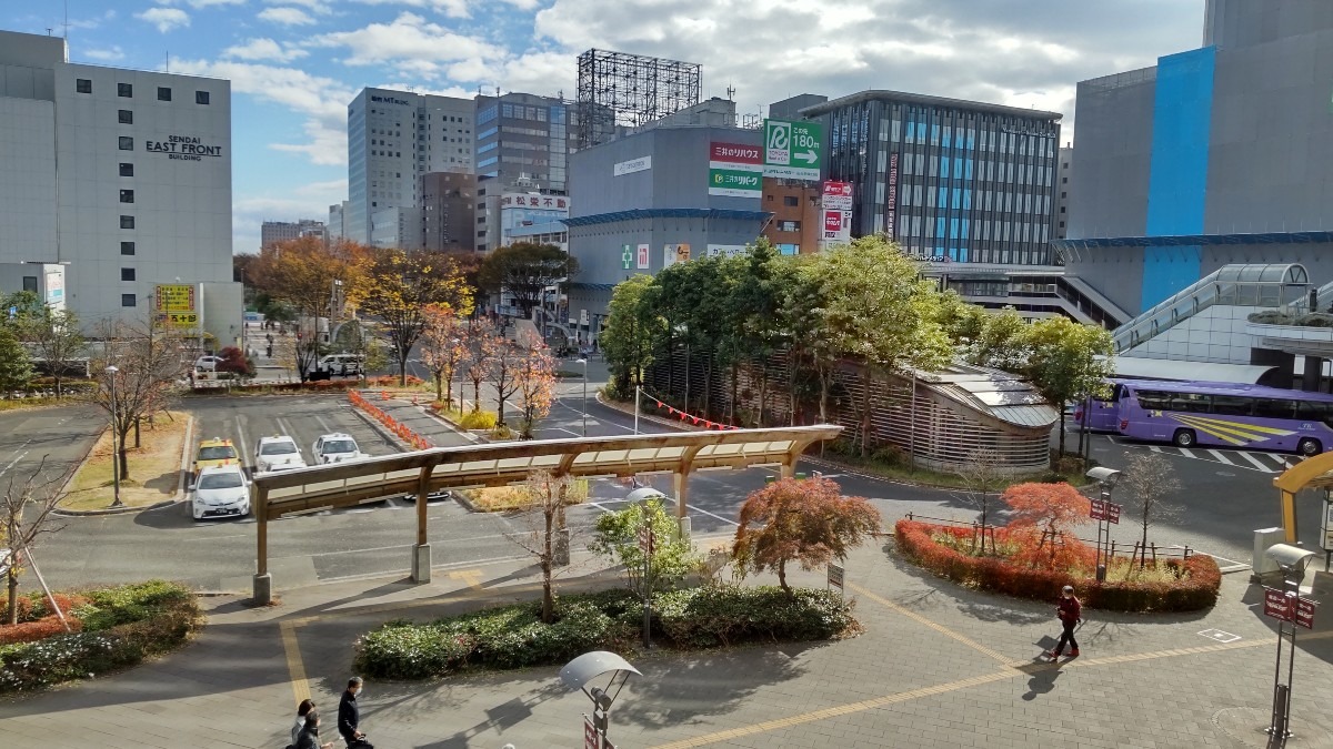 仙台駅東側広場！