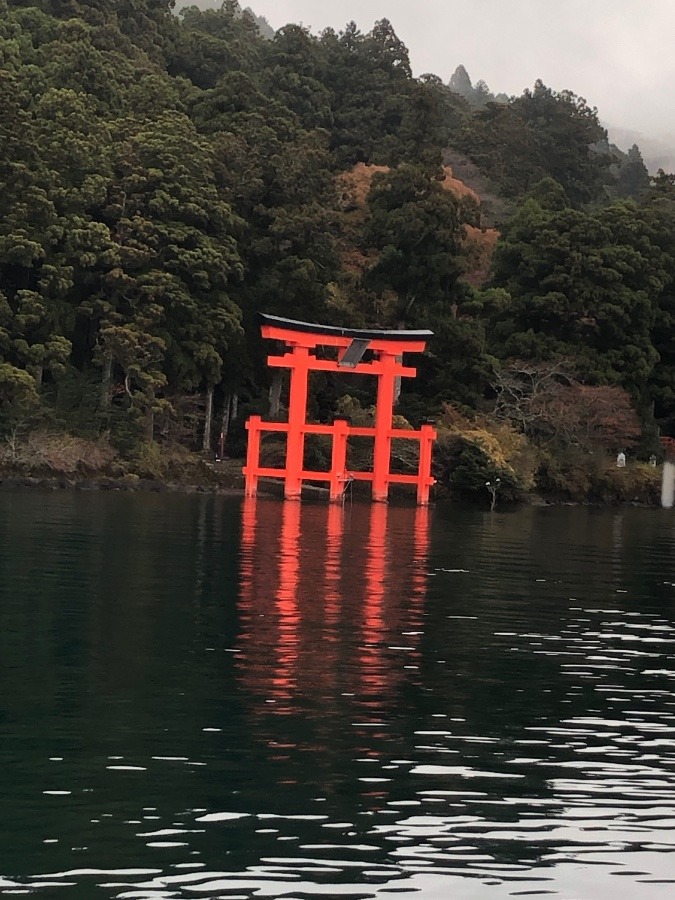 箱根神社参拝