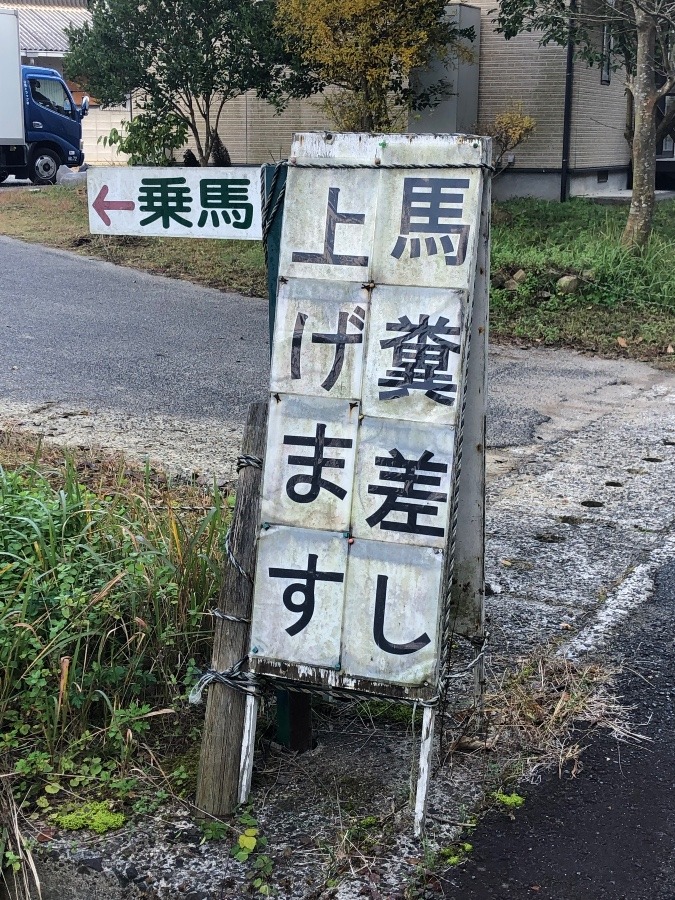 こんな看板が