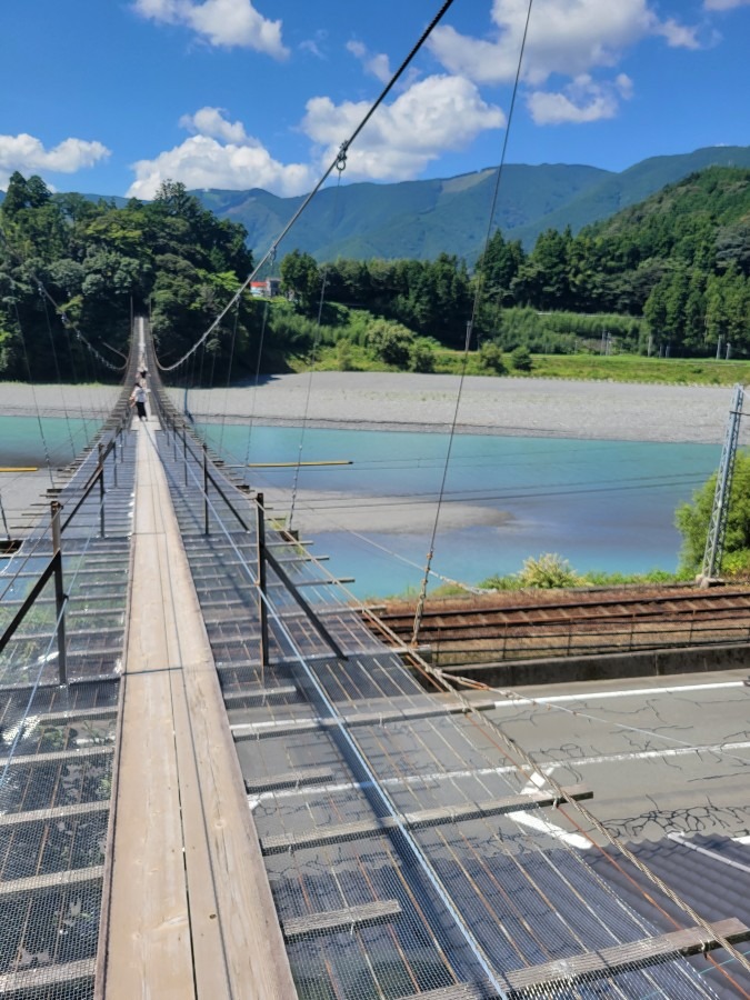 2022.9.11　あの日の思い出　　塩郷の吊り橋