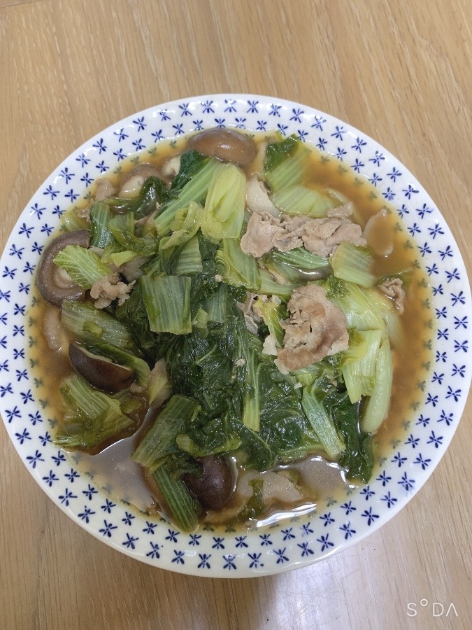 野菜を取りましょう❣️〜🥬と🍄と🐷の煮物〜