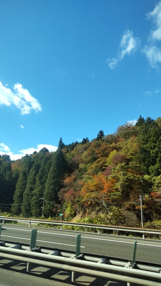 高速(仙台～山形)からの、風景。