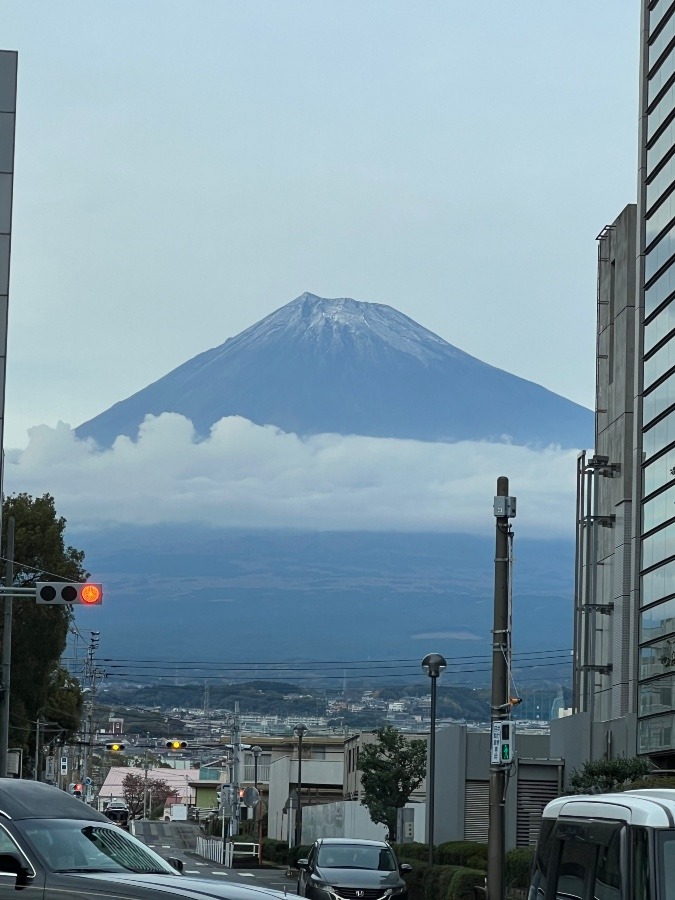 富士市永田町からの富士山
