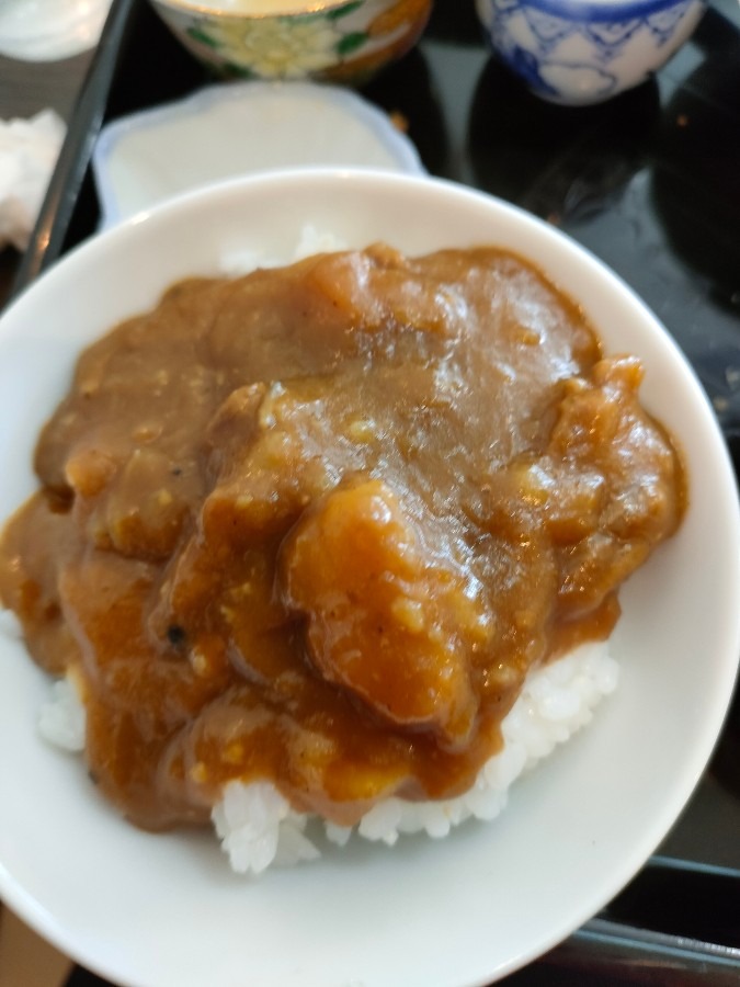 ランチの〆はカレーライス（笑）