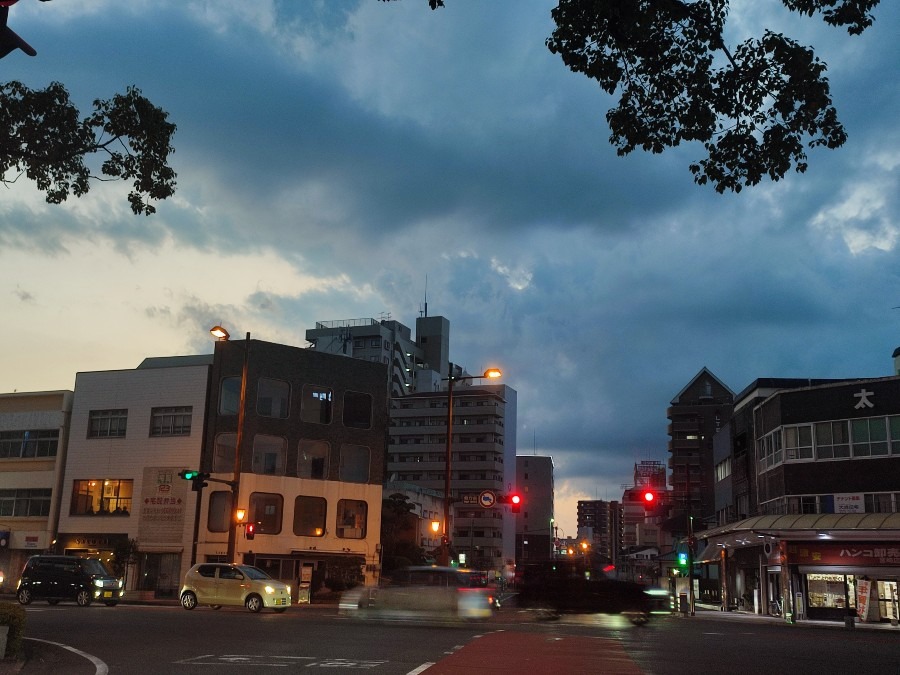 宮崎市の夕空☁