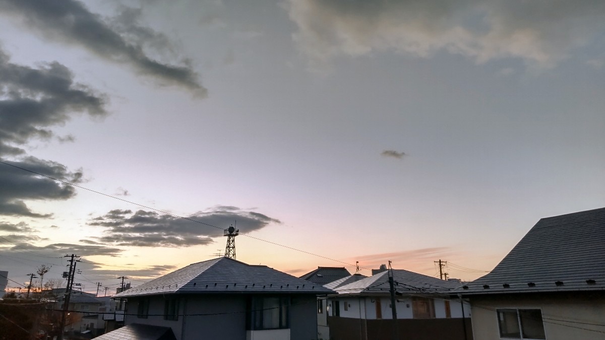 雨上がりの夜明け！