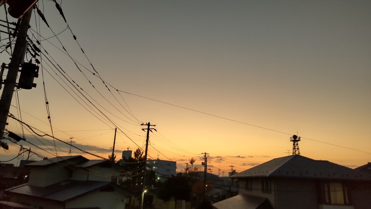 元気一杯の朝焼け❗️