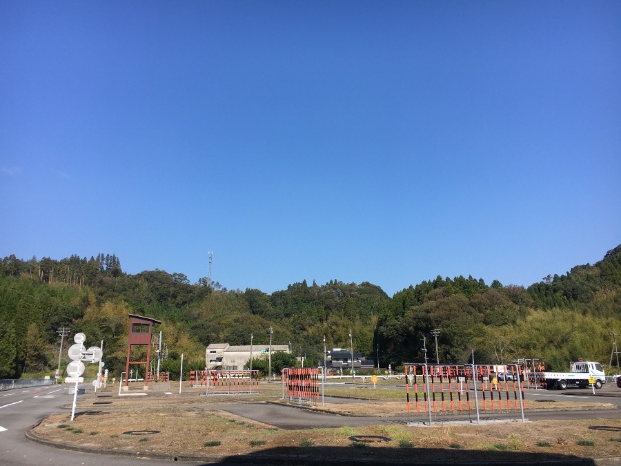 ⭕️日南市の自動車学校コース🚘と空