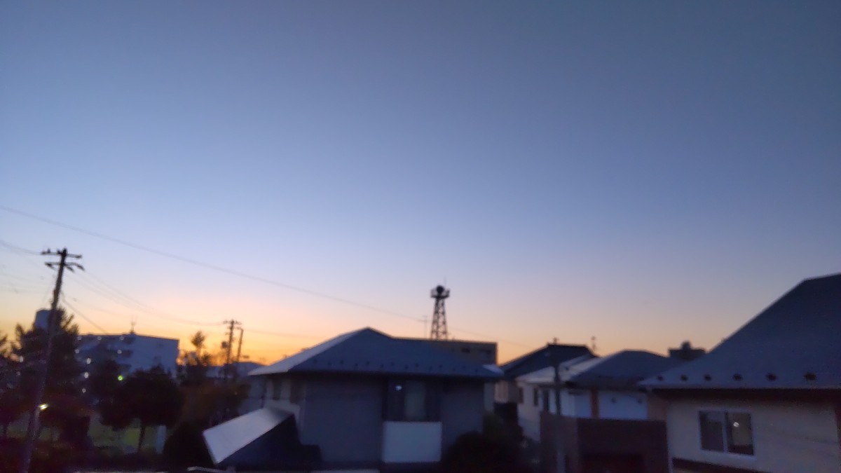 11/2  早朝の空！