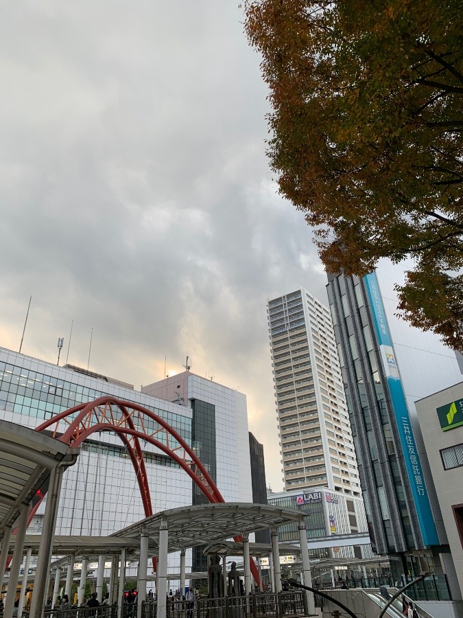 曇り空に映える　立川、唯一のSkyscraper！