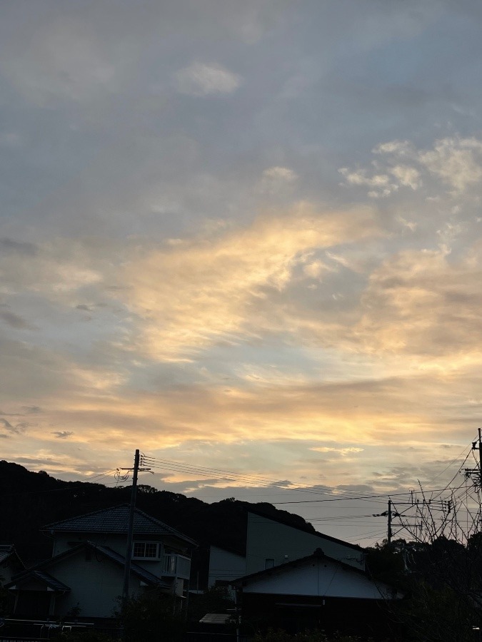 今の空✨