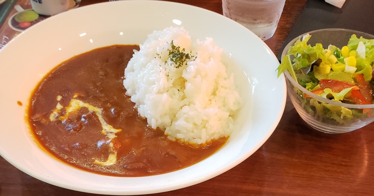 珈琲館でハヤシライス