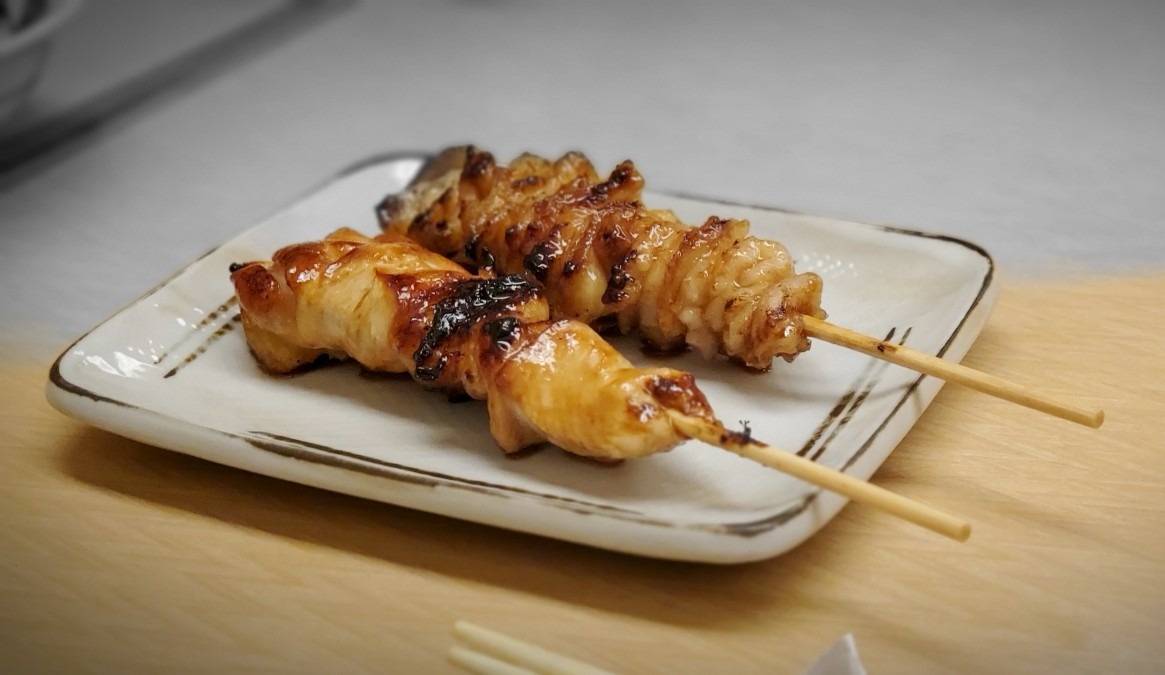 ボリュームたっぷりの焼き鳥