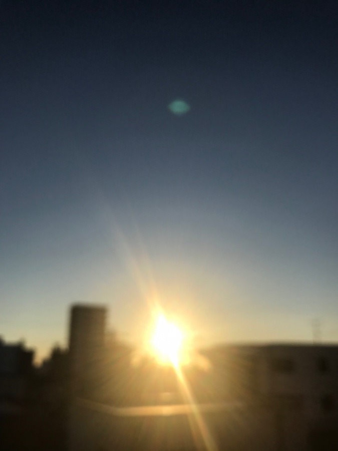 今日の朝陽〜✨☀️✨