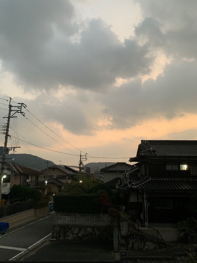 今朝の空