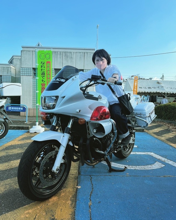 愛知県警の白バイ　HONDA CB1300P