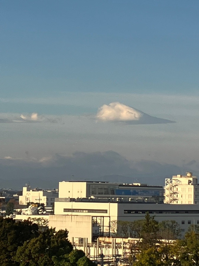 今朝の富士山