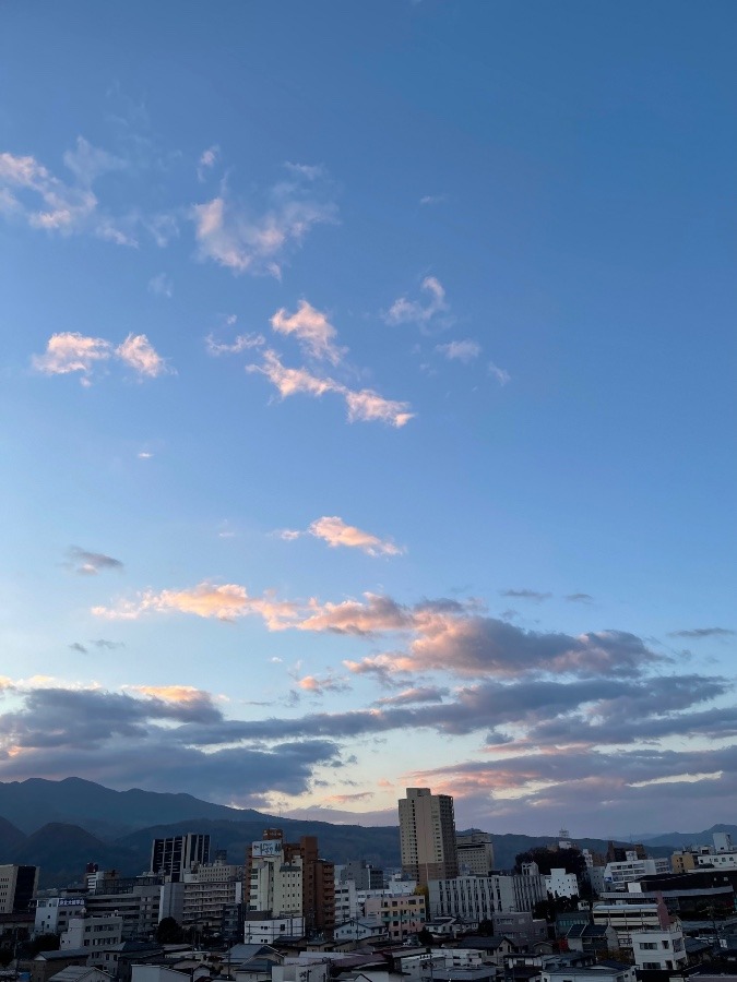 今朝の空  1