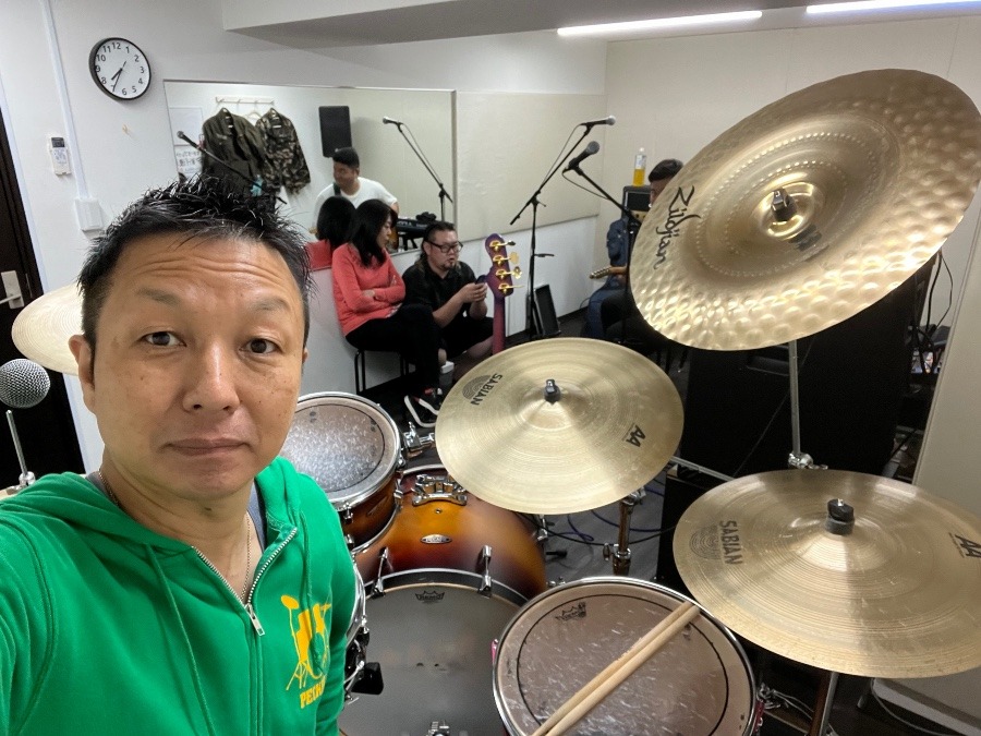 リハーサルの一コマ🥁😃✨