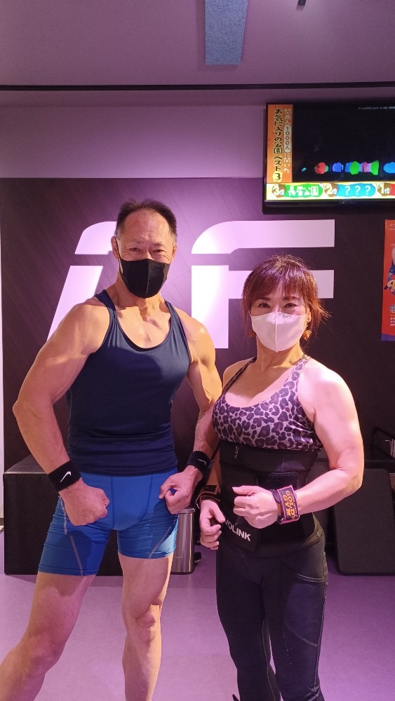 トレ仲間✌️　66歳‼️😱