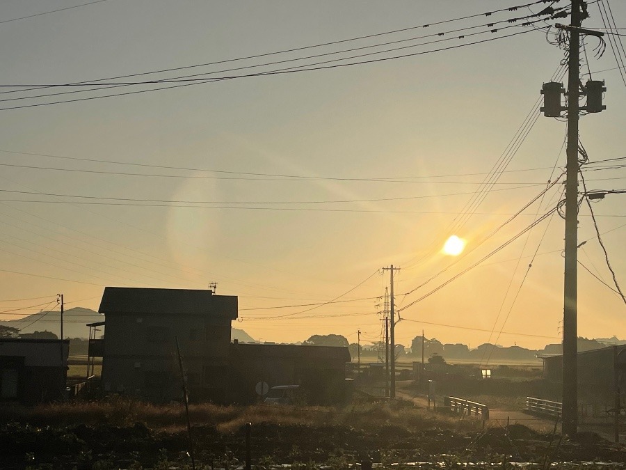 今朝の空