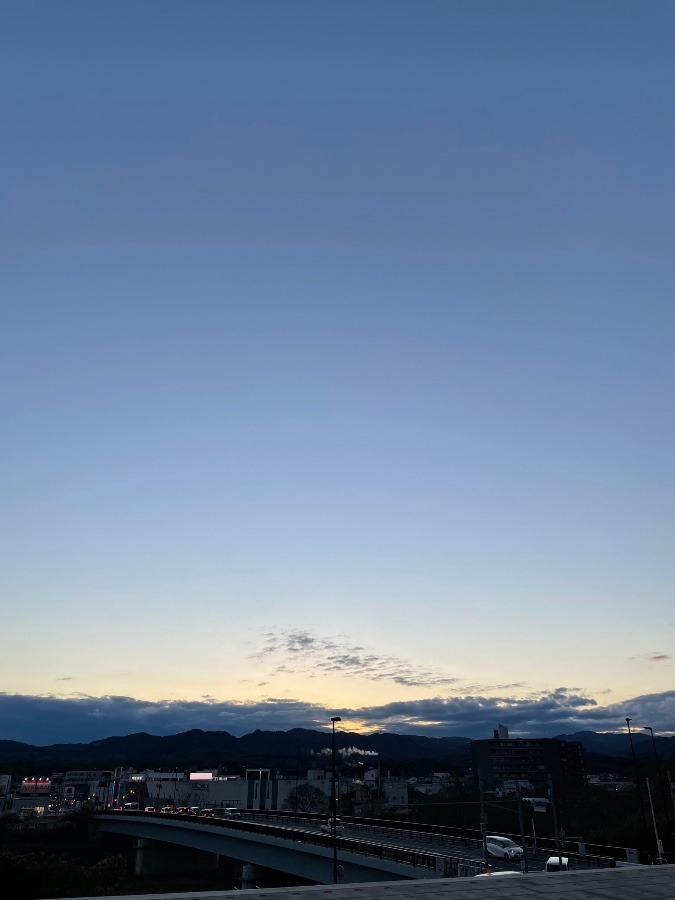 夕暮れ