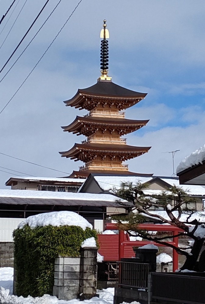 久しぶりの五重の塔❣️