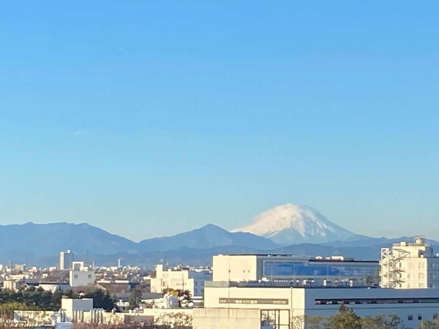 今朝の富士山