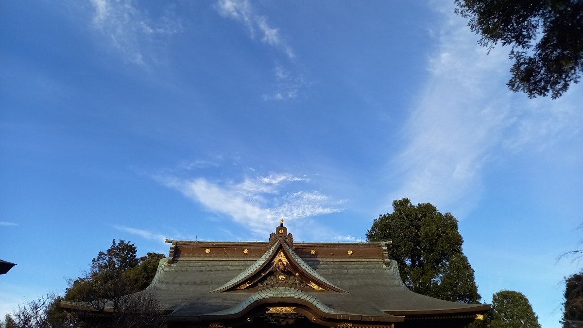 空に鳩の雲