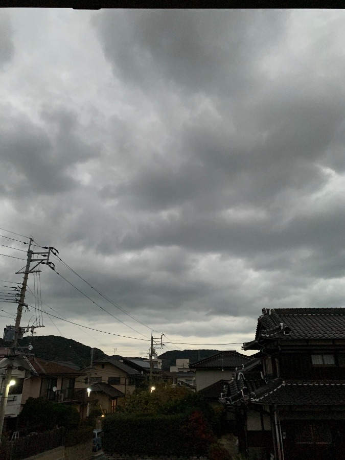 今朝の空