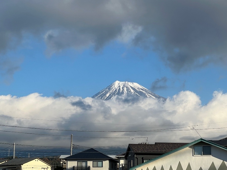 今朝の富士山