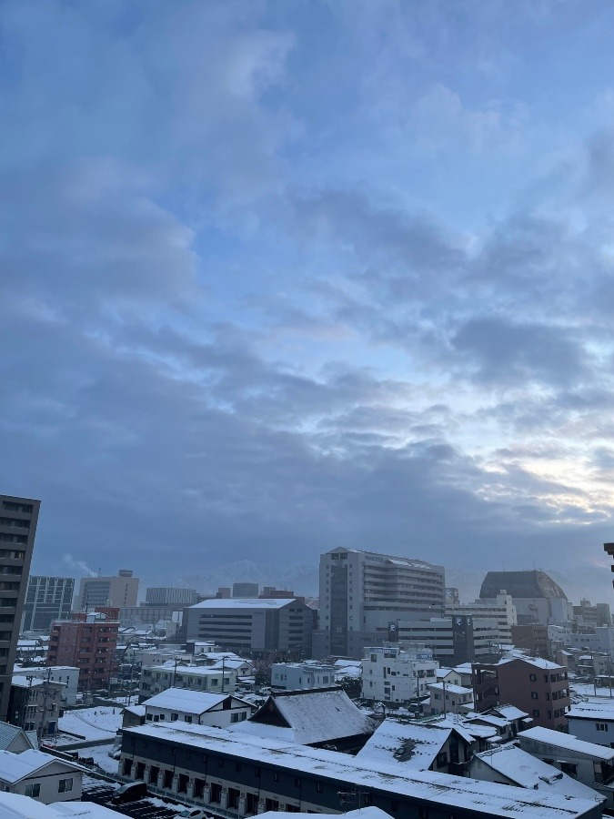 今朝の空  1