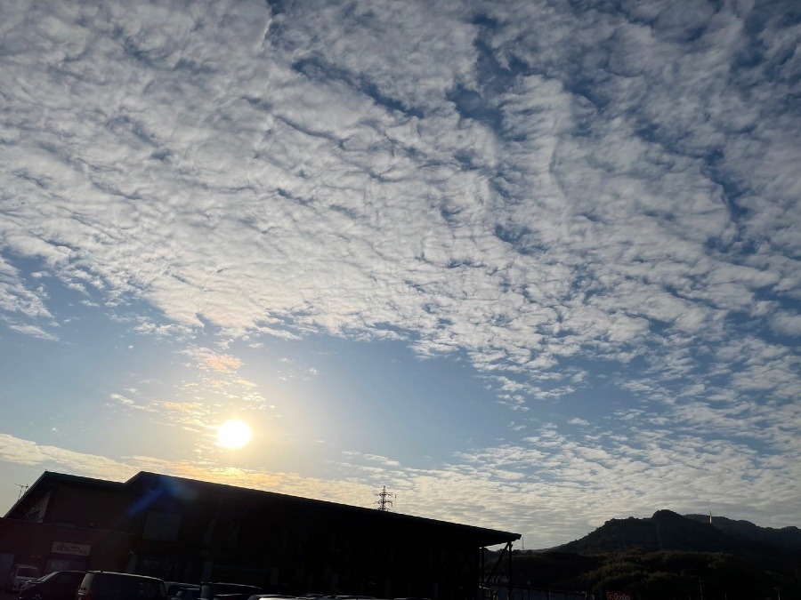 夕方の空　12月10日16時頃