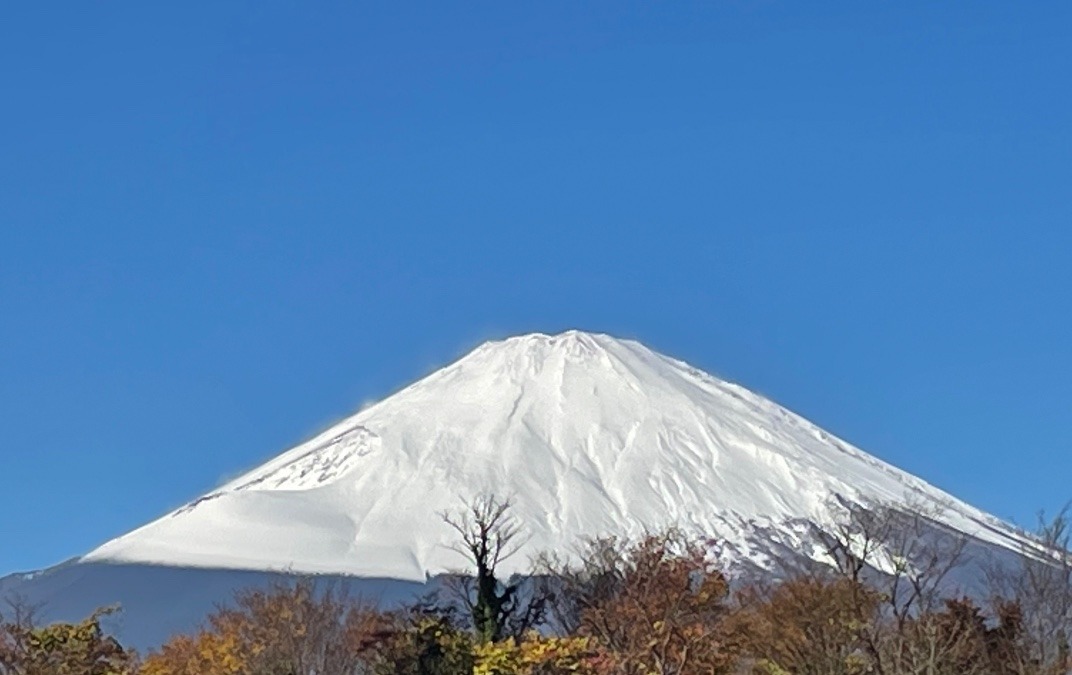 真っ白なんです！空の青さでさらに！