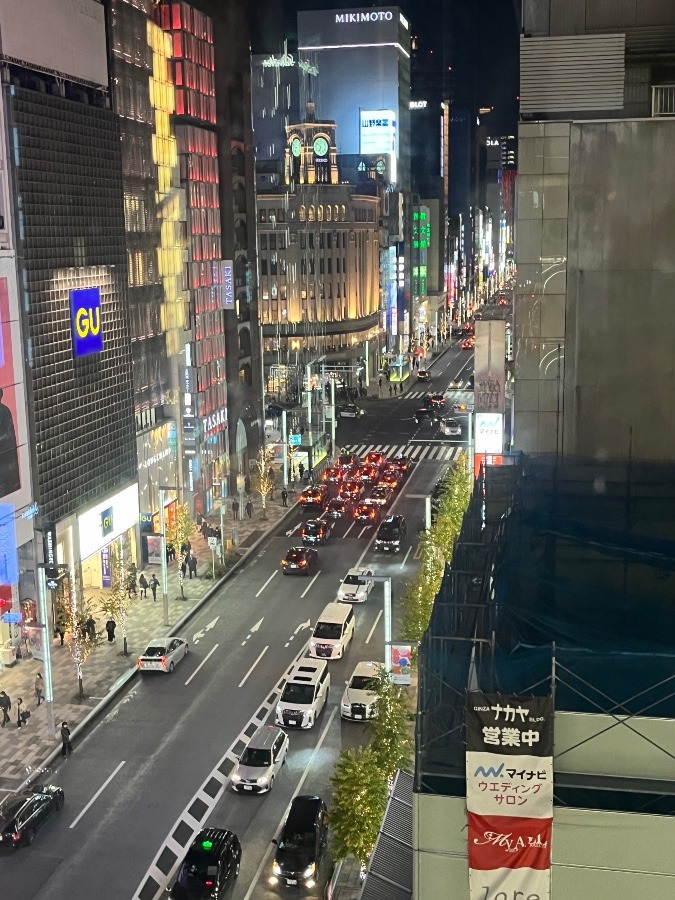 銀座の夜