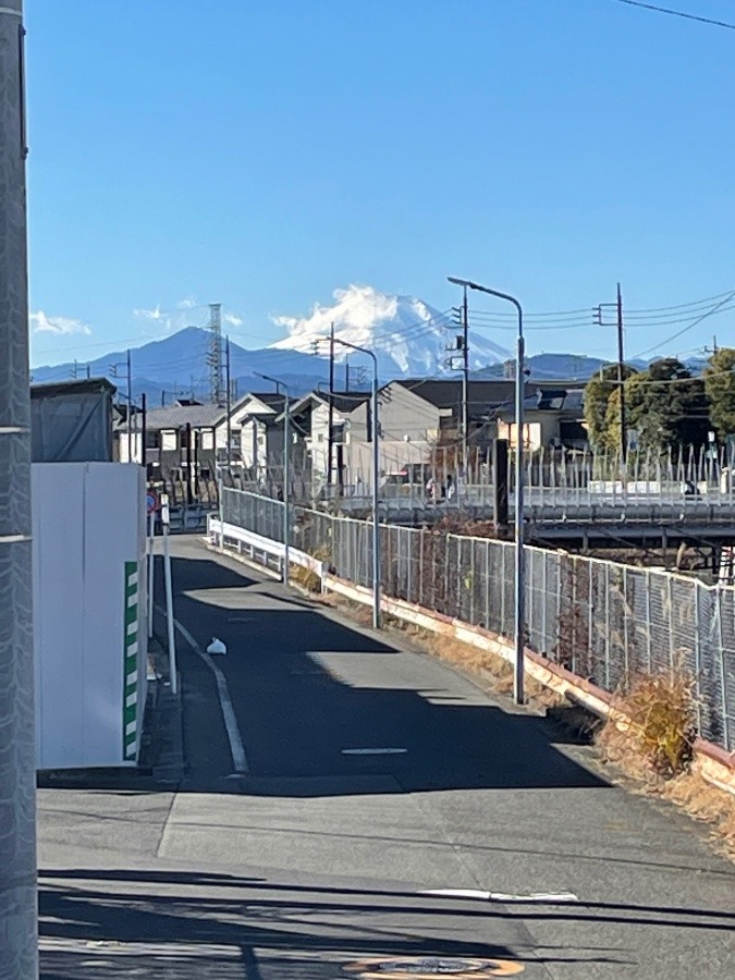 立川から見た富士山