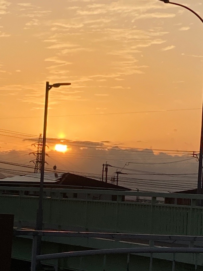 豊後高田からの夕陽