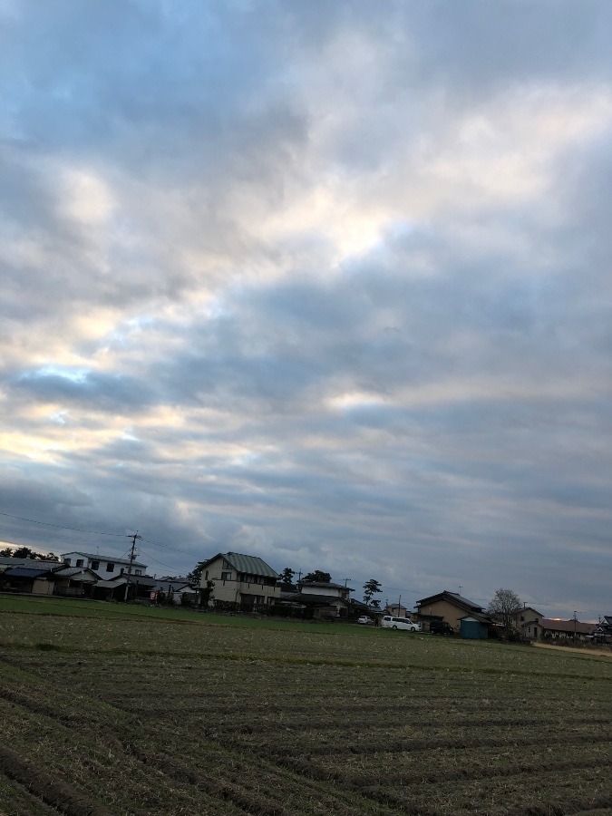 今日の朝空