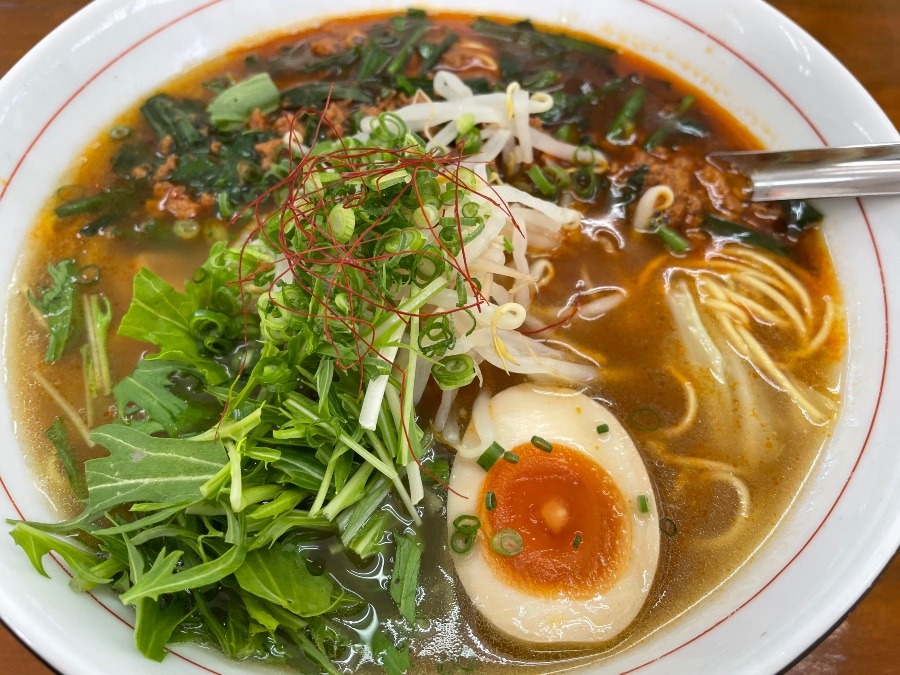 ピリ辛ニララーメン🍜😁