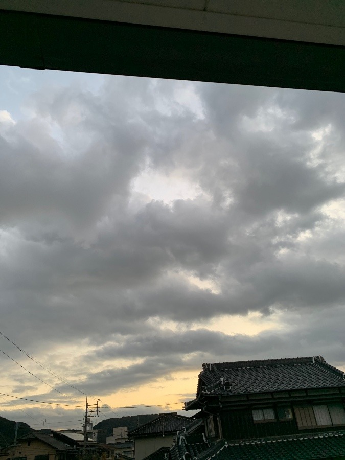 今朝の空