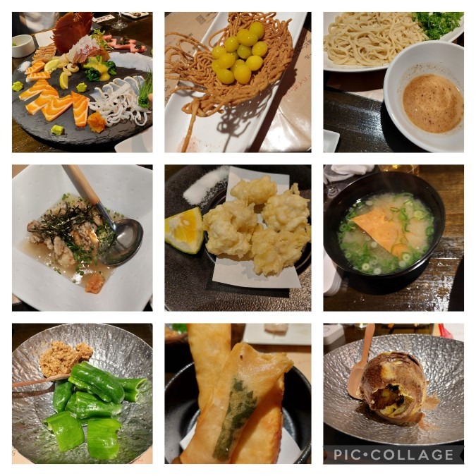 昨日のアフターの食事