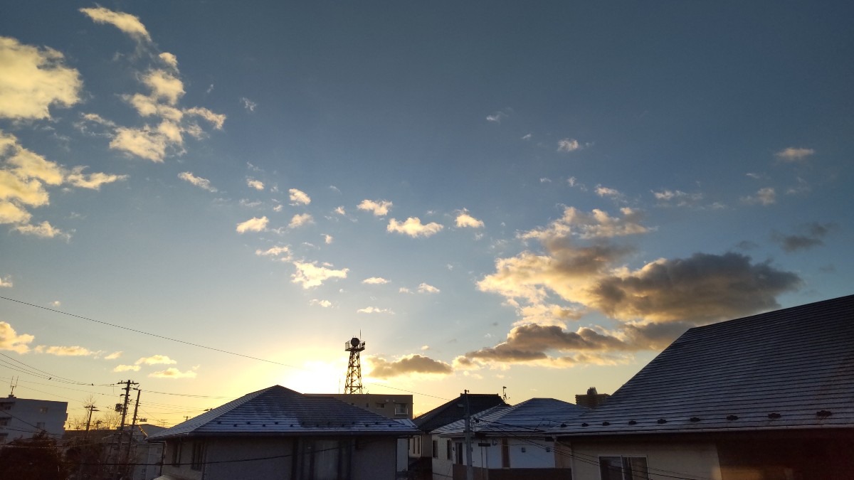 正月を迎える、良い天気です❗️