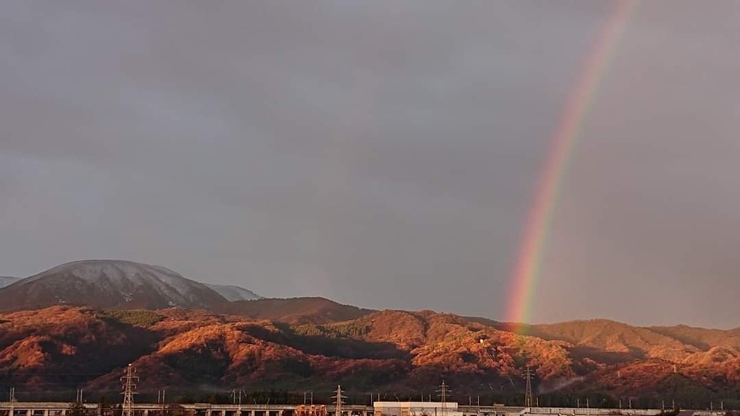 今日の虹🌈